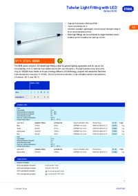 Thumbnail of document Ex product overview tubular light fitting with led 6036 en gb rstahl 1 19960